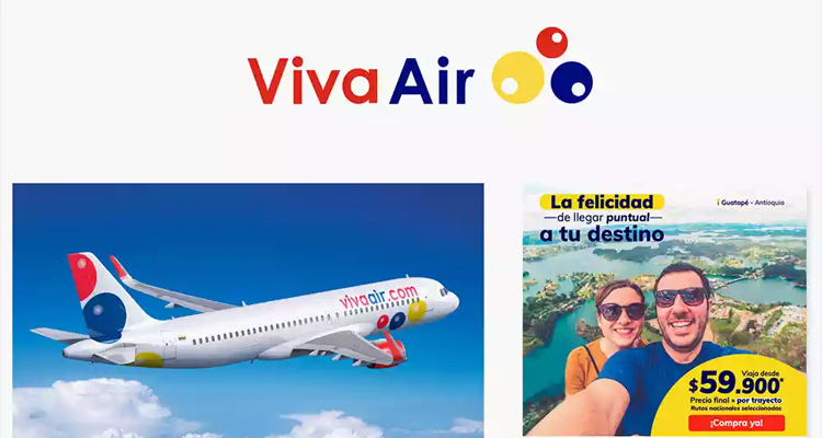 哥倫比亞愉快航空 Viva Air 啟用新LOGO，四個字母三個回旋鏢！